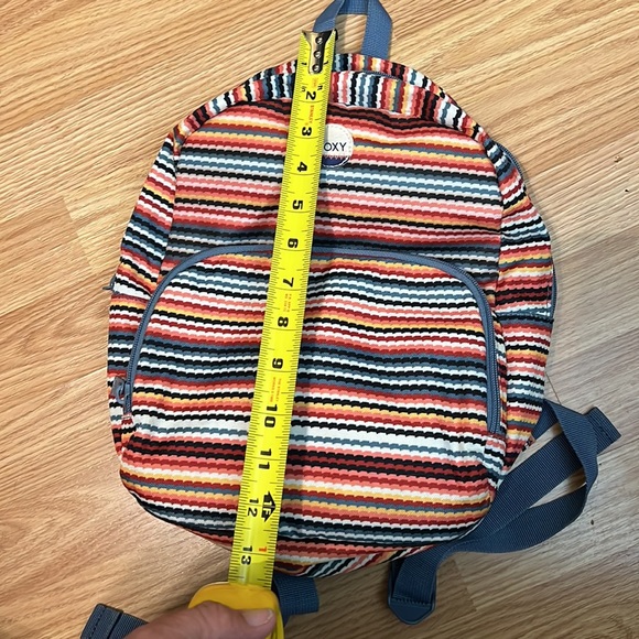 Roxy Always Core Backpack - Rio Red Zigzag Stripe - Picture 7 of 10